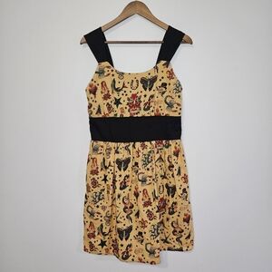 Hemet Vintage Tattoo Pin Up Dress Retro Rockabilly Medium